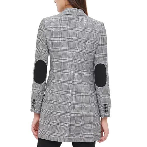 Tommy Hilfiger - Plaid One-Button Elbow-Patch Blazer/16/NWT - Picture 3 of 11